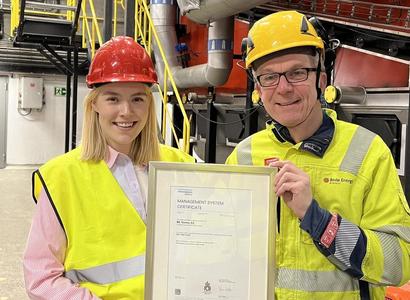 BE Varme ISO 14001-sertifisert