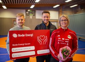 Bodø Bryteklubb mottar Bodø Energi Gaven