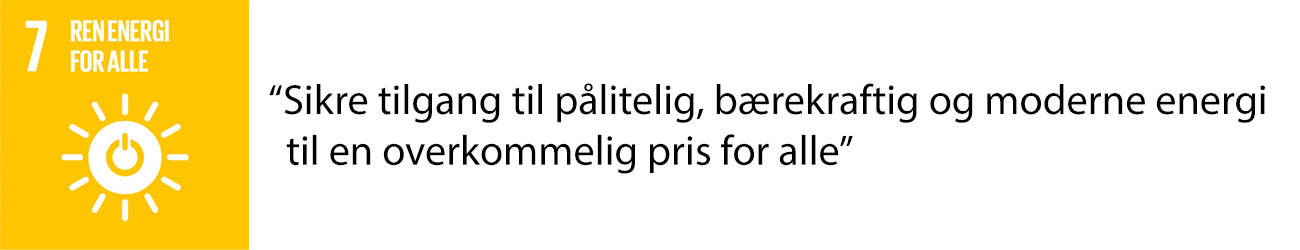 sikre tilgang til pålitelig, bærekreftig og moderne energi til en overkommelig pris for alle